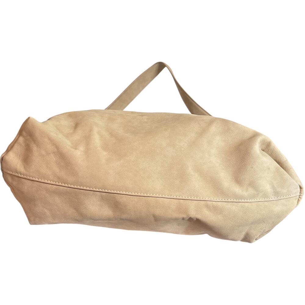 Universal Thread Tan Faux Leather Hobo Shoulder Bag Slouchy Adjustable Strap - Picture 7 of 9